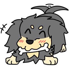 [LINEスタンプ] 愛犬ラッシュ君のお話しスタンプ