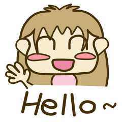 [LINEスタンプ] Miss Happy 