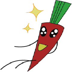 [LINEスタンプ] cute carrot day 