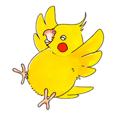 [LINEスタンプ] オカメインコ「ごん」vol.01 
