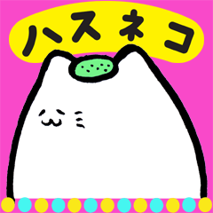 [LINEスタンプ] ハスネコちゃん1 