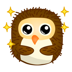 [LINEスタンプ] Yui cute Owl