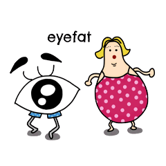 [LINEスタンプ] EYE FAT MONSTER 