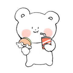 [LINEスタンプ] くまの暮らし 