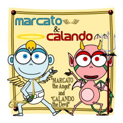 [LINEスタンプ] MARCATO ＆ CALANDOの画像（メイン）