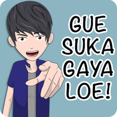 [LINEスタンプ] Si Keren Jayden (Indonesia)