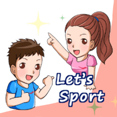 [LINEスタンプ] Let's Sport 