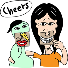 [LINEスタンプ] Friend Philtrum 2 