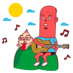 [LINEスタンプ] Mr.Sausage 