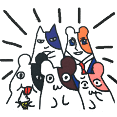 [LINEスタンプ] キャラの濃いハムスターたち