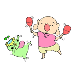 [LINEスタンプ] まーみーとサブロー vol.2