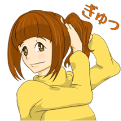 [LINEスタンプ] ヘアーガールズ 