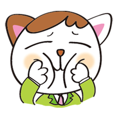 [LINEスタンプ] 新人ねこざわくん