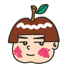 [LINEスタンプ] ナノリンゴ