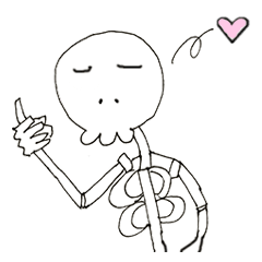 [LINEスタンプ] skull life 2 