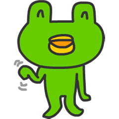 [LINEスタンプ] かえるのカルゾウ