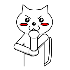 [LINEスタンプ] 表現する猫