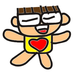 [LINEスタンプ] Lively boy-From the heart