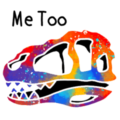[LINEスタンプ] 恐竜の骨 3