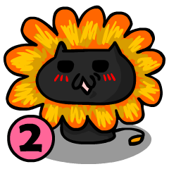 [LINEスタンプ] Talkative fat cat 2.0 