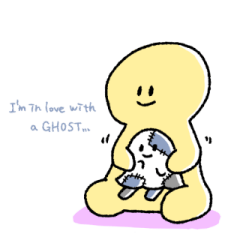 [LINEスタンプ] I'm in love with a GHOSTの画像（メイン）
