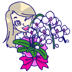 [LINEスタンプ] 蘭子さんの華麗な1日 
