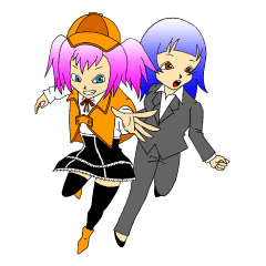 [LINEスタンプ] ＠work ～探偵事務所の女たち編～