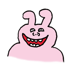 [LINEスタンプ] 絶妙な表情のうさぎ 