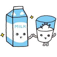 [LINEスタンプ] もっと牛乳！ミルコップ＆ミルクゴッドの画像（メイン）
