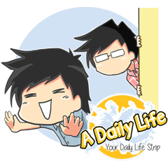 [LINEスタンプ] A Daily Life : Raizo ＆ Memed