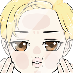 [LINEスタンプ] The Blonde Boy