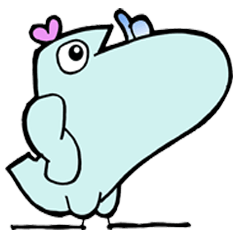 [LINEスタンプ] Giant Pigeons in Love