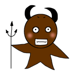 [LINEスタンプ] あくまくん★