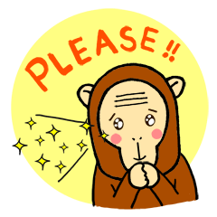 [LINEスタンプ] Monkey Nancy