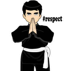 [LINEスタンプ] silat boy 1 ( fighter )