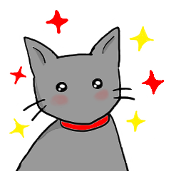 [LINEスタンプ] ビビリねこのあずき
