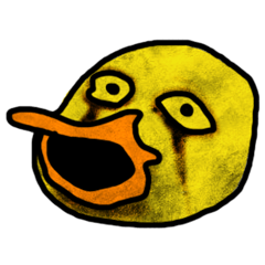 [LINEスタンプ] Ding Ding The Duck