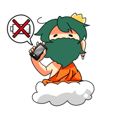 [LINEスタンプ] 神さまのイタズラ