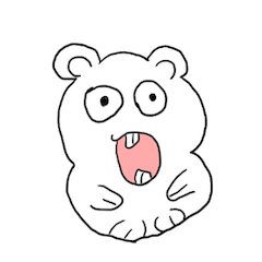 [LINEスタンプ] ハムスター（ラブ＆ピース）