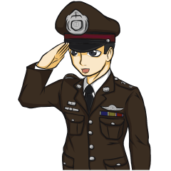 [LINEスタンプ] We are police cadet.