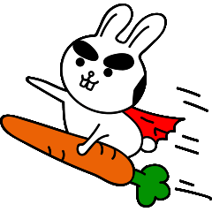 [LINEスタンプ] Handsome Bunny