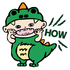 [LINEスタンプ] Duo-Duo Dinasour