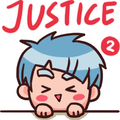 [LINEスタンプ] Justice Happy Life 2 - en