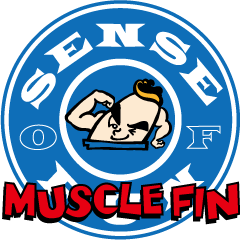 [LINEスタンプ] MUSCLE FIN-sense of fun-