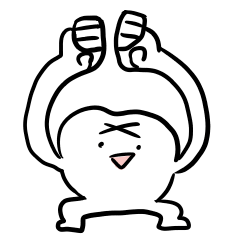 [LINEスタンプ] 歯みたいな宇宙人