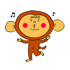 [LINEスタンプ] 猿野 猿男