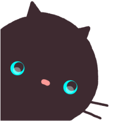 [LINEスタンプ] 黒猫のブラール