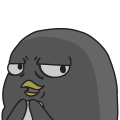 [LINEスタンプ] Badass Penguin