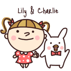 [LINEスタンプ] - Lily ＆ Charlie -の画像（メイン）
