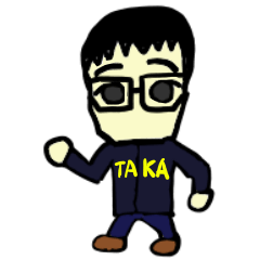 [LINEスタンプ] TAKA（モバップシリーズ）